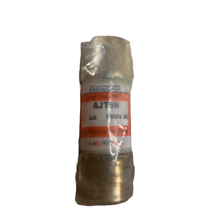 MERSEN, ATJ6N, FUSE, 600 VAC, 500 VDC, 6 AMP (3PK)
