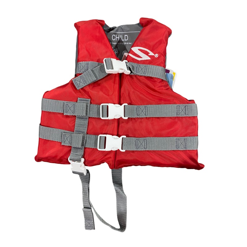 Stearns, Kids, Classic, Life Vest, Boating, Swimming, Red