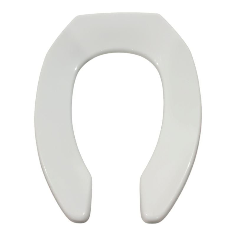 Church, 295CT 000, DuraGuard, Antimicrobial, Open Front Less Cover, white