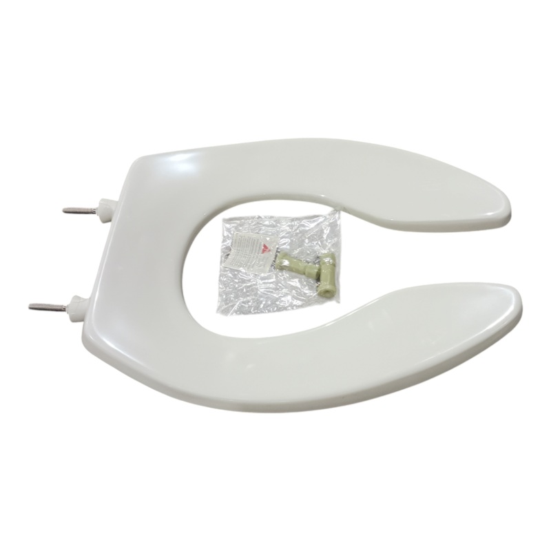 Church, 9500SSCT, Elongated, Open, Front Less, Plastic, Toilet Seat, Sta-Tite