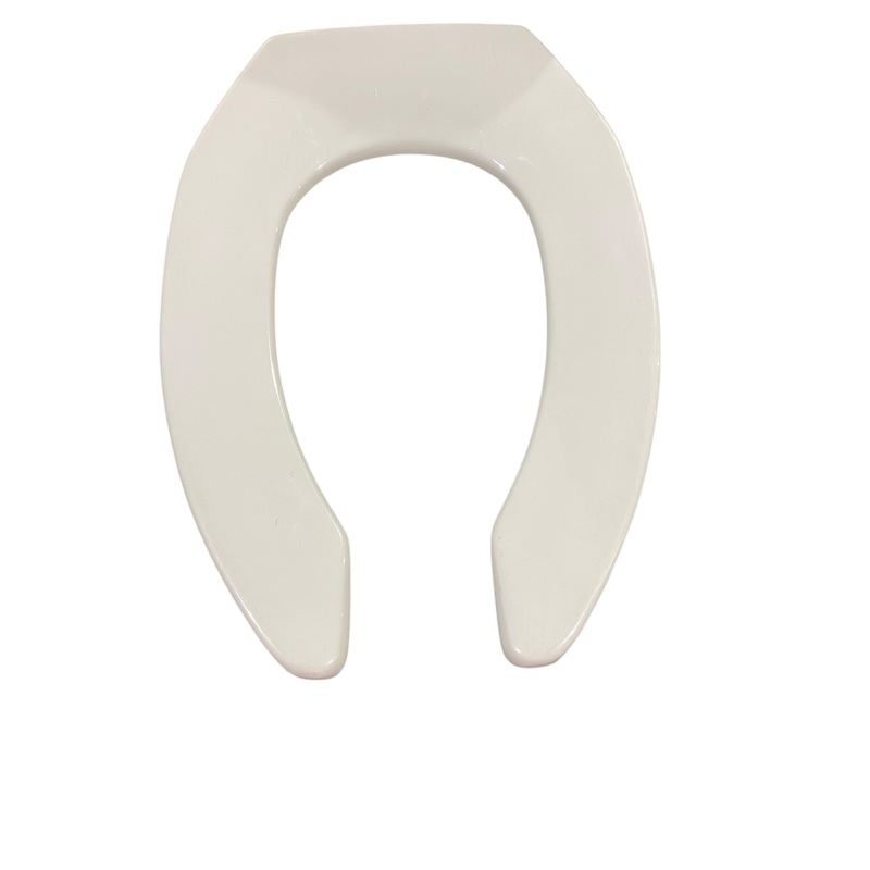 Church, Toilet, Seat, White, Plastic, Stainless, Steel, Posts, External, Hinge, 2155CT-000