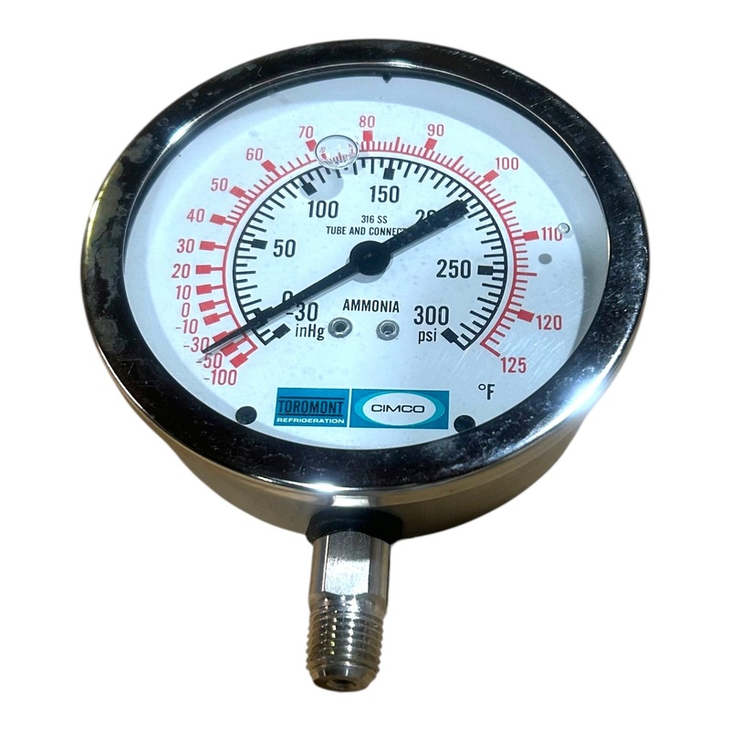 Cimco (CIMOGT135028B/1001687) Ammonia Pressure Guage