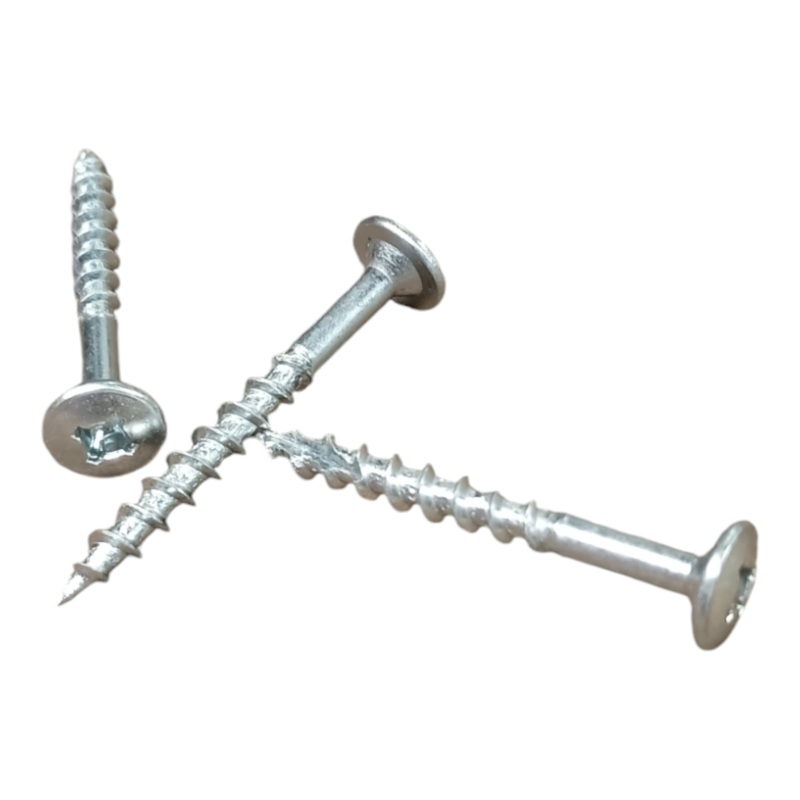 Hardware Resources 8X112017WCH – #8 x 1-1/2 Standard Round Washer Combo Type 17 with 2/3 Thread Finish: Zinc Sold by Keg Bucket