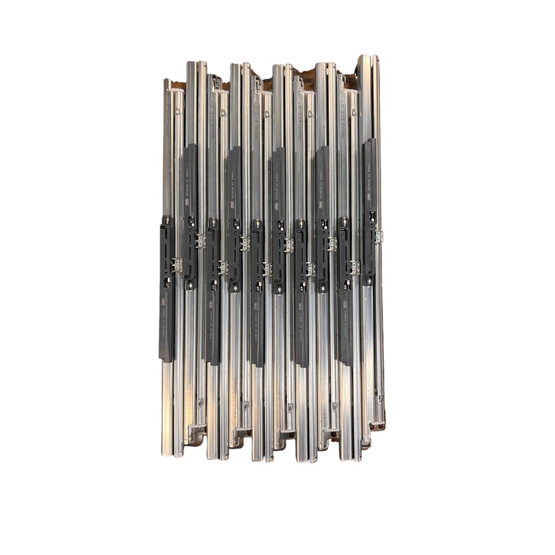 (Set of 5) Hettich, Quadro V6, 18, Undermount, SOFT CLOSE, 7/8 Extension, Drawer Slides