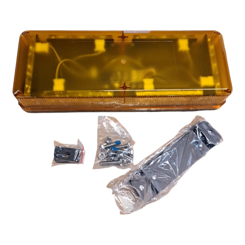 SMH LEDMBPAA 16 Amber LED Mini Light Bar for Industrial Vehicles