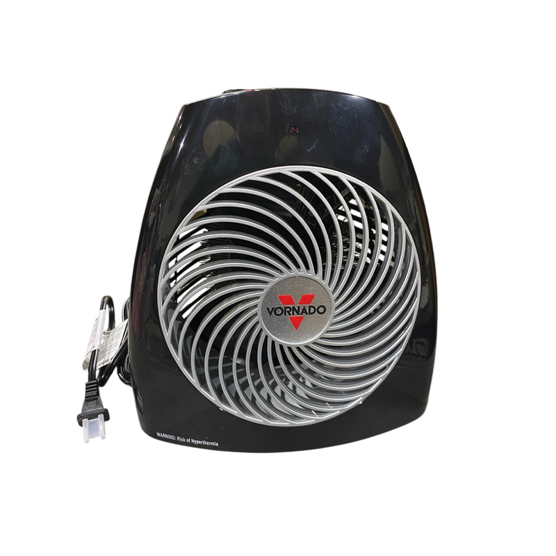Vornado, MVH, Space Heater, Black, 3 Heat Settings, Adjustable Thermostat, Tip-Over Protection, Auto Safety Shut-Off System, Indoor Use, Whole Room