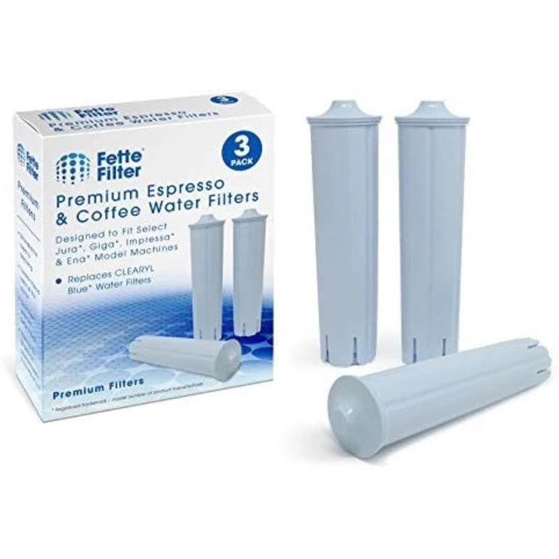 (3 Pack) Fette Filter – Water Filter Compatible with Jura Clearyl Blue. Compare to Part # 71445 or 67879 – BRAND NEW IN BOX