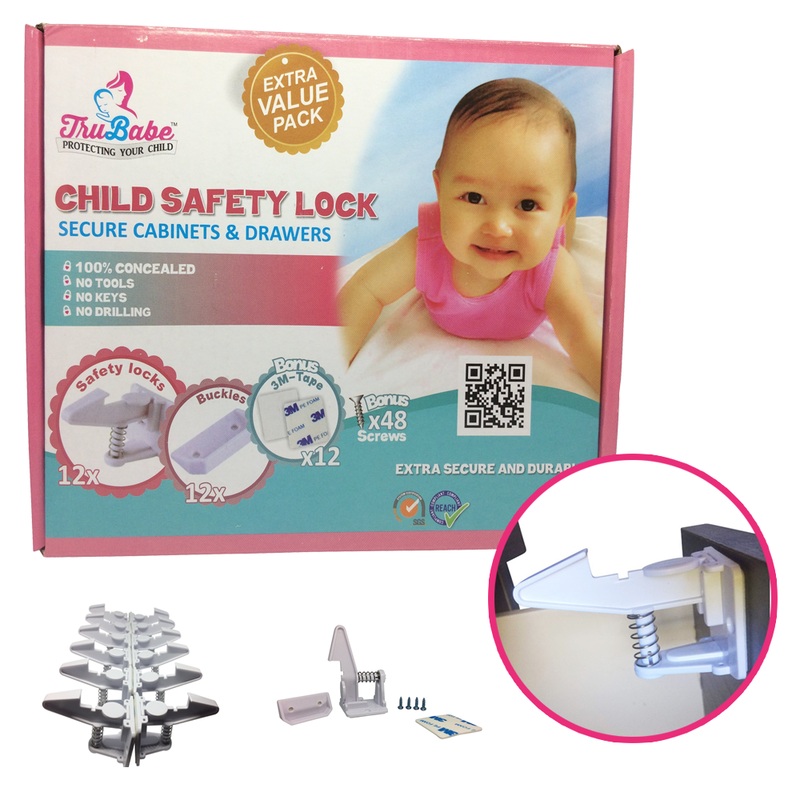 BABY SAFETY LOCKS TRU BABE BRAND N209