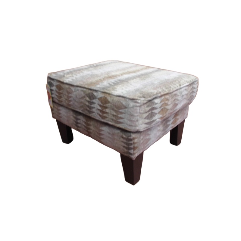 Designer Burlap Ottoman 2151(25X25X17) IN-STORE-PICKUP-ONLY