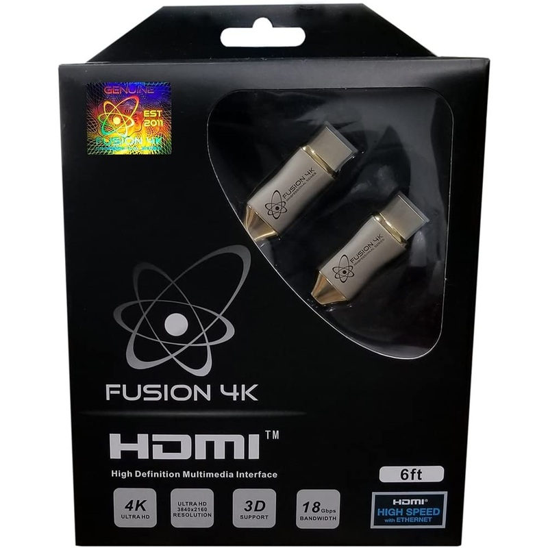 Fusion4K High Speed 4K HDMI Cable (4K @ 60Hz) – Professional Series (6 Feet)