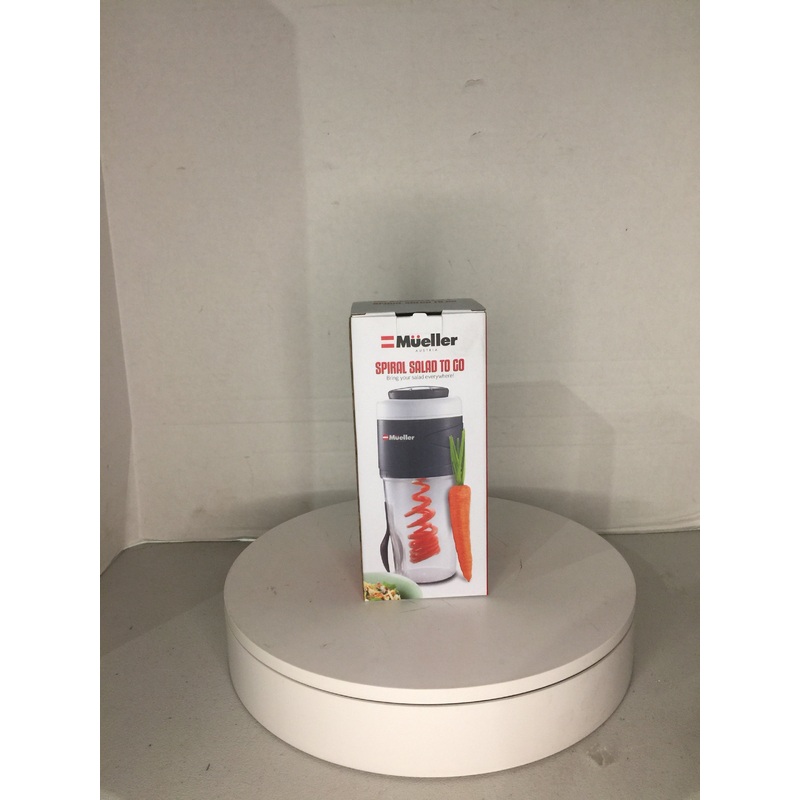 Mueller – Spiralizer – Veggie Pasta Maker – Salad To Go Cup – All-In-One Food Prepper.