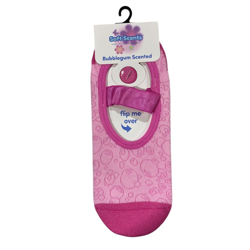 Precious Moments, Anti-Slip, Ballet, Bubble Gum, Print, Scented, Socks