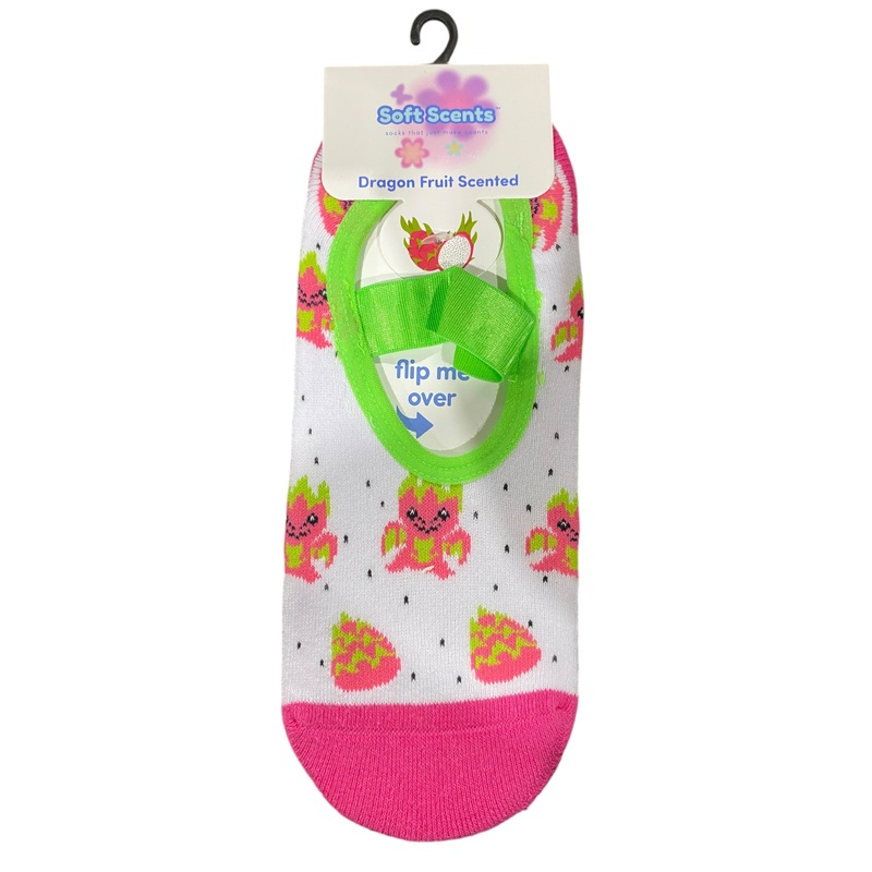 Precious Moments, Anti-Slip, Ballet, Dragon Fruit, Print, Scented, Socks