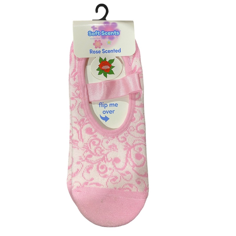 Precious Moments, Anti-Slip, Ballet, Filigree Pattern, Rose, Scented, Socks