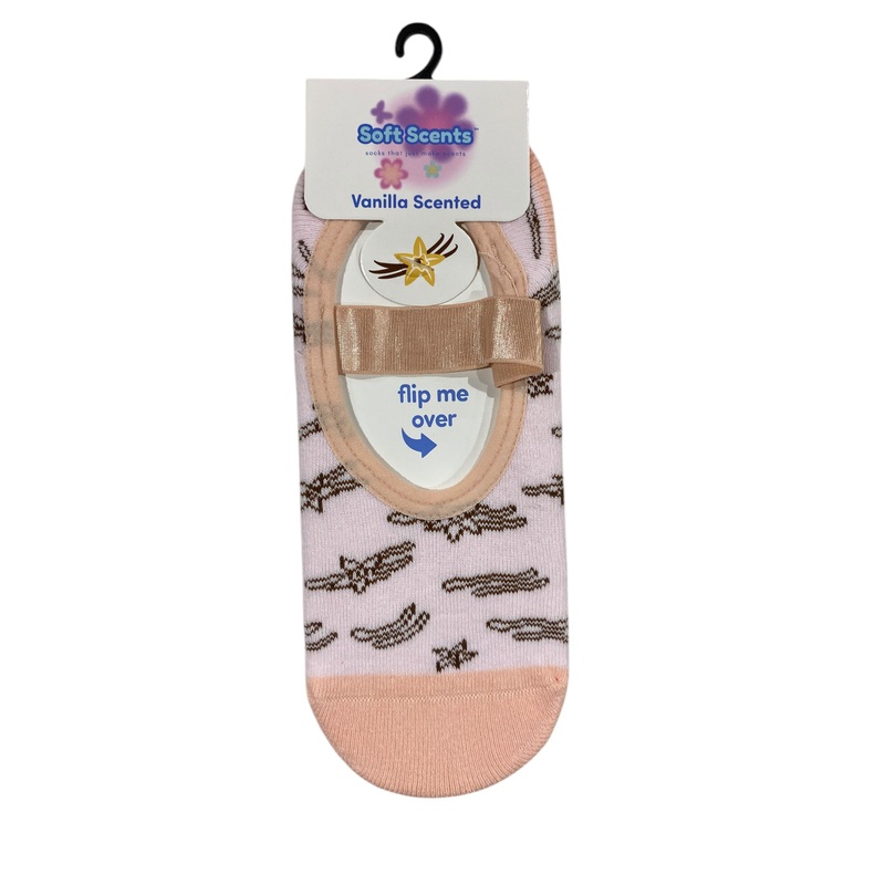 Precious Moments, Anti-Slip, Ballet, Vanilla, Print, Scented, Socks