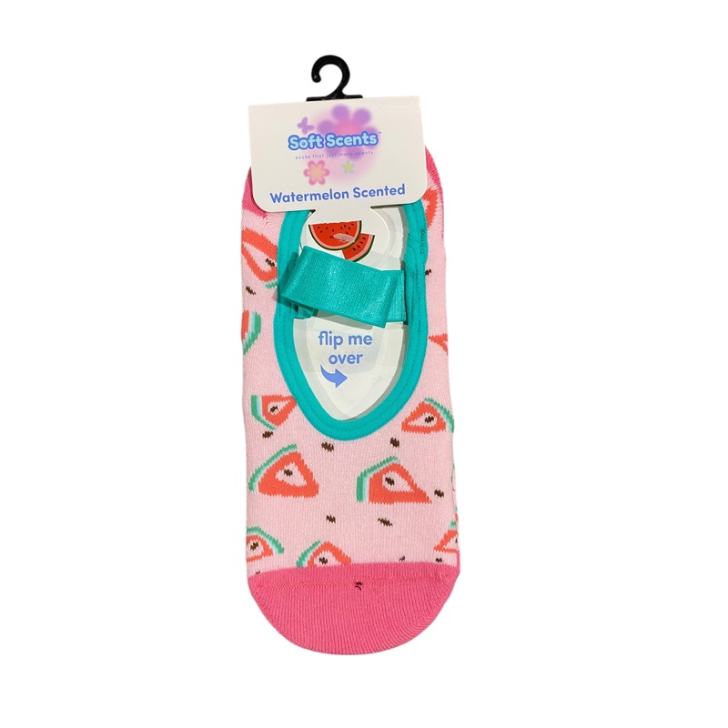 Precious Moments, Anti-Slip, Ballet, Watermelon, Print, Scented, Socks