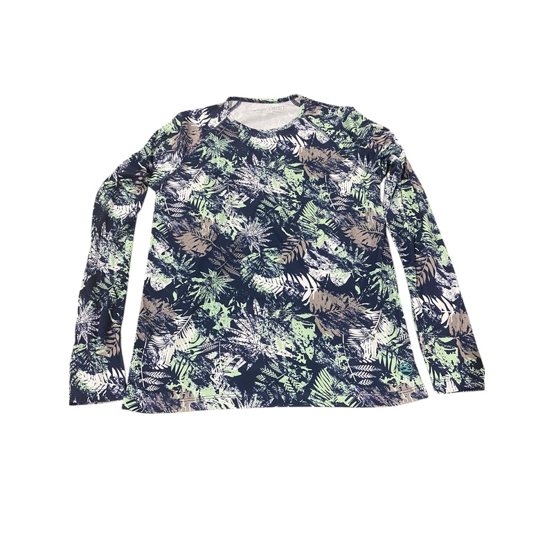 Reel Life, Women’s, Long Sleeve, UV, T-Shirt, Leaf Print