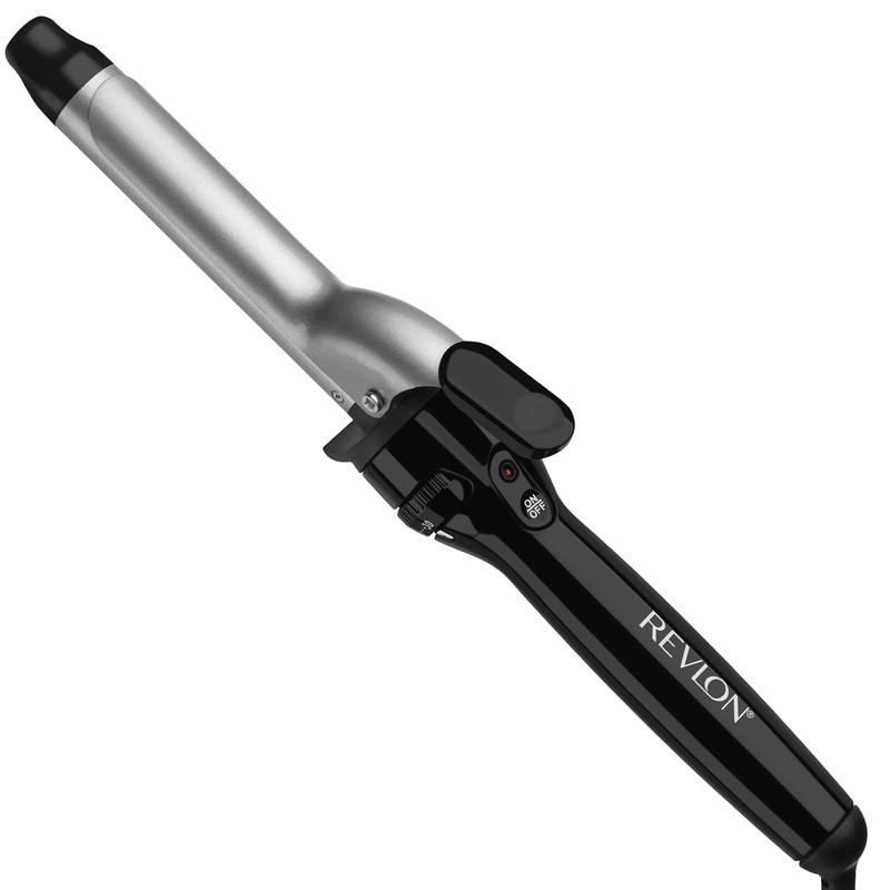 Revlon Perfect Heat 1 Ceramic Spring Curling Iron, Black