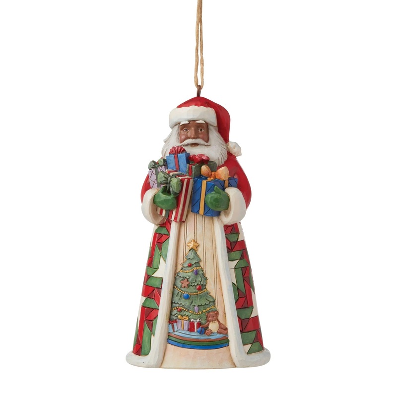 Santa Arms Full Gifts AA Orn Jim Shore Heartwood Creek