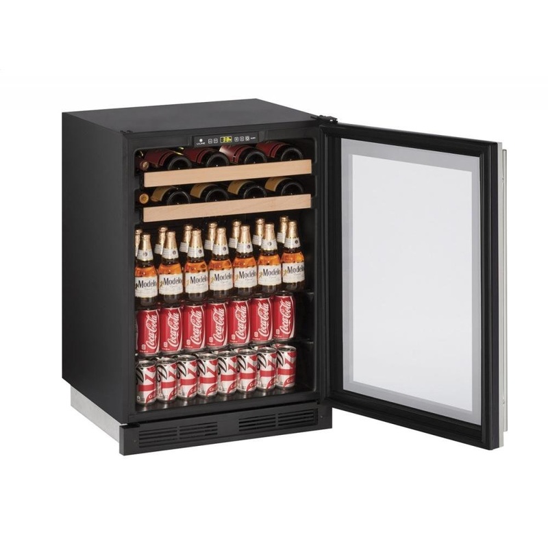 U-Line Built-in Beverage Center, 24, Stainless Steel U1224BEVS00A IN-STORE-PICKUP-ONLY