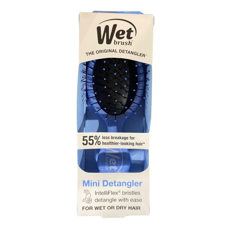 Wet Brush, Mini Detangler, Sky Blue, Hair Brush