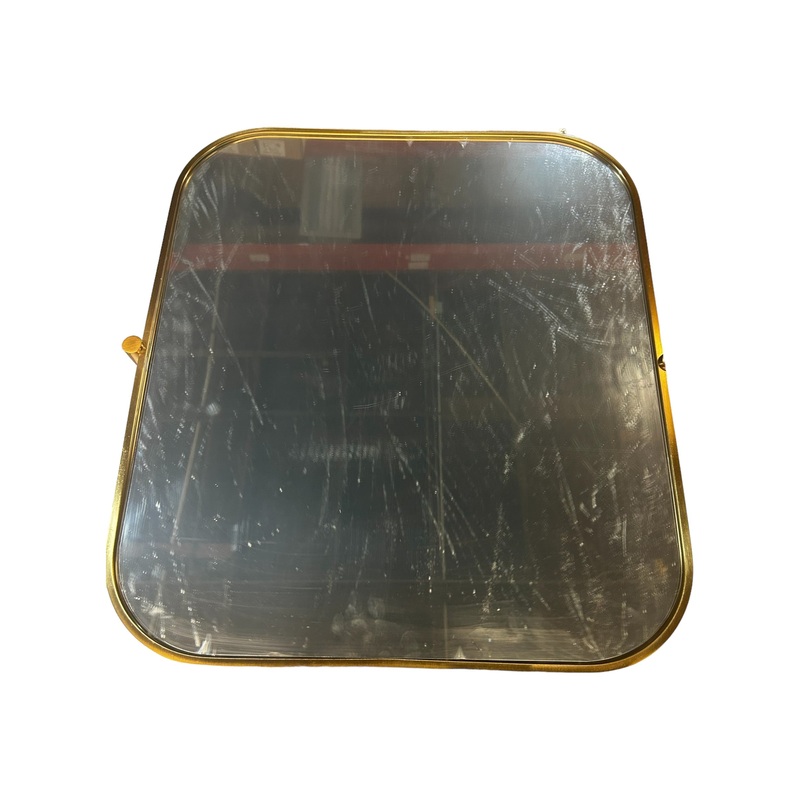 Canarm, RT31GD2023, Cain Contemporary Gold Wall Mirror