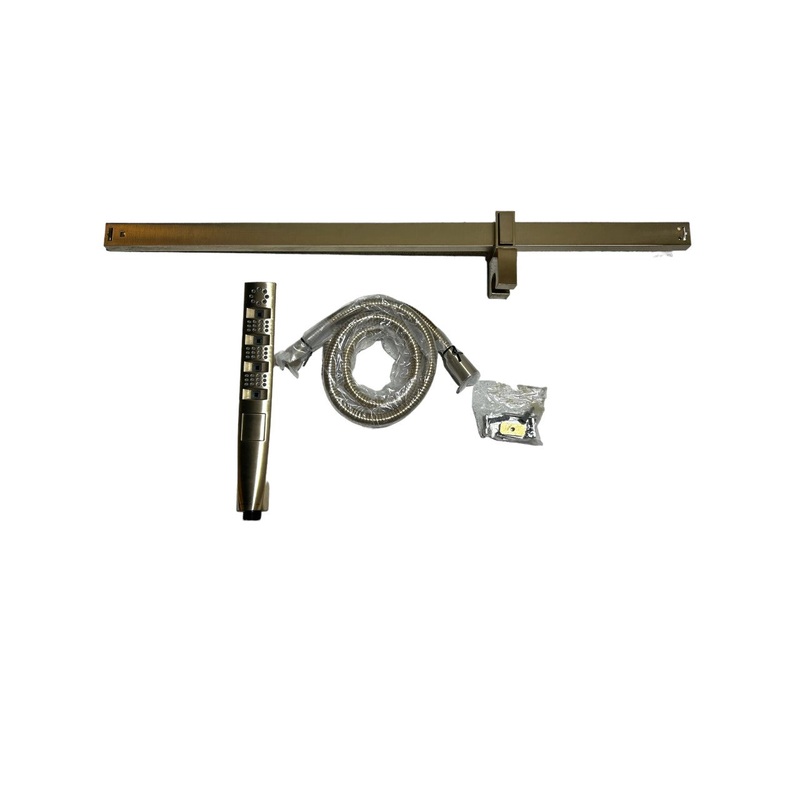 DELTA FAUCET 51140-CZ H2Okinetic 4-Setting Slide Bar Hand Shower Handshower, Champagne Bronze