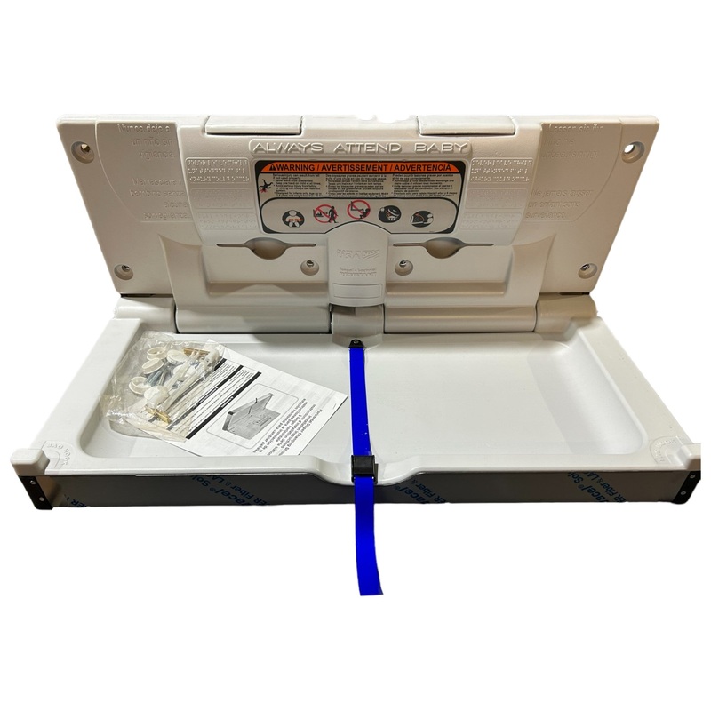 FOUNDATIONS, Changing Station, 5410339, Plastic/Stainless Steel, 15 5/8 in x 35 5/8 in x 3 7/8 in