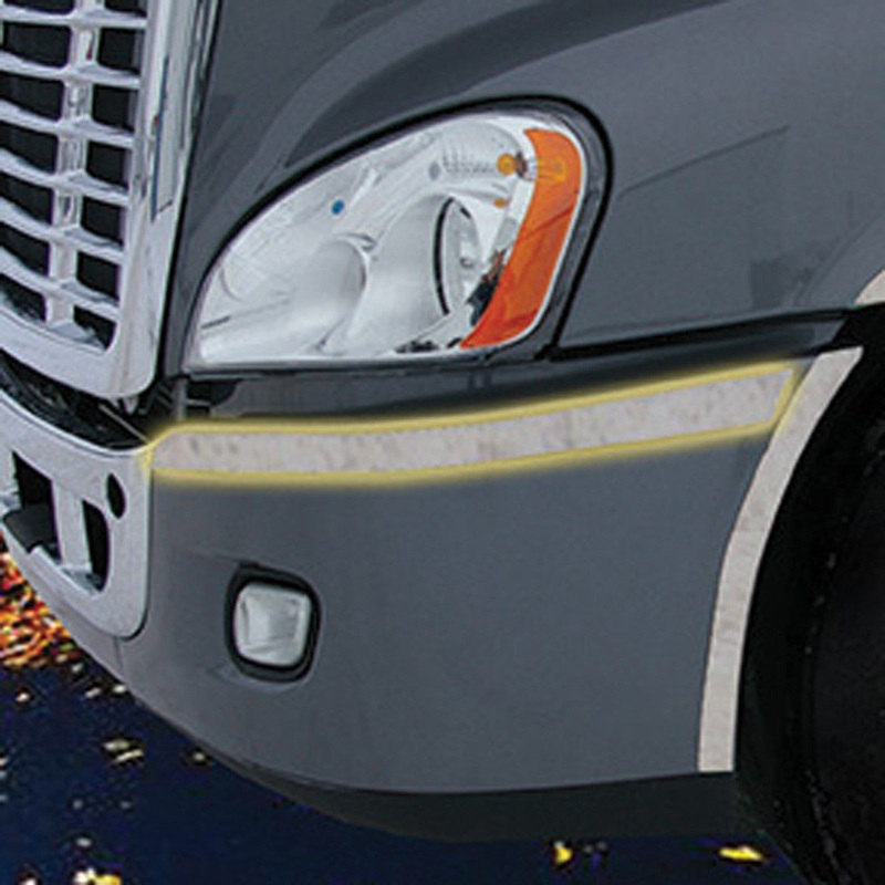 Freightliner Cascadia 2008-2017 stainless steel side bumper trim