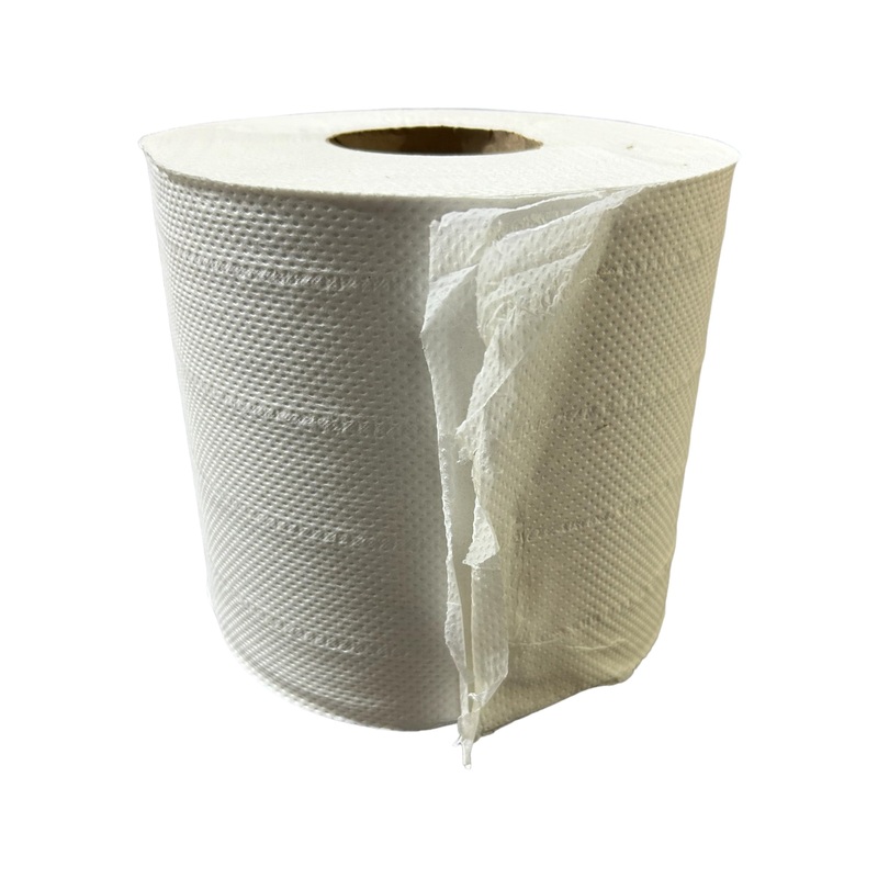 General Supply 203 Centerpull Towels, 2-Ply, White, 6 Rolls/Carton