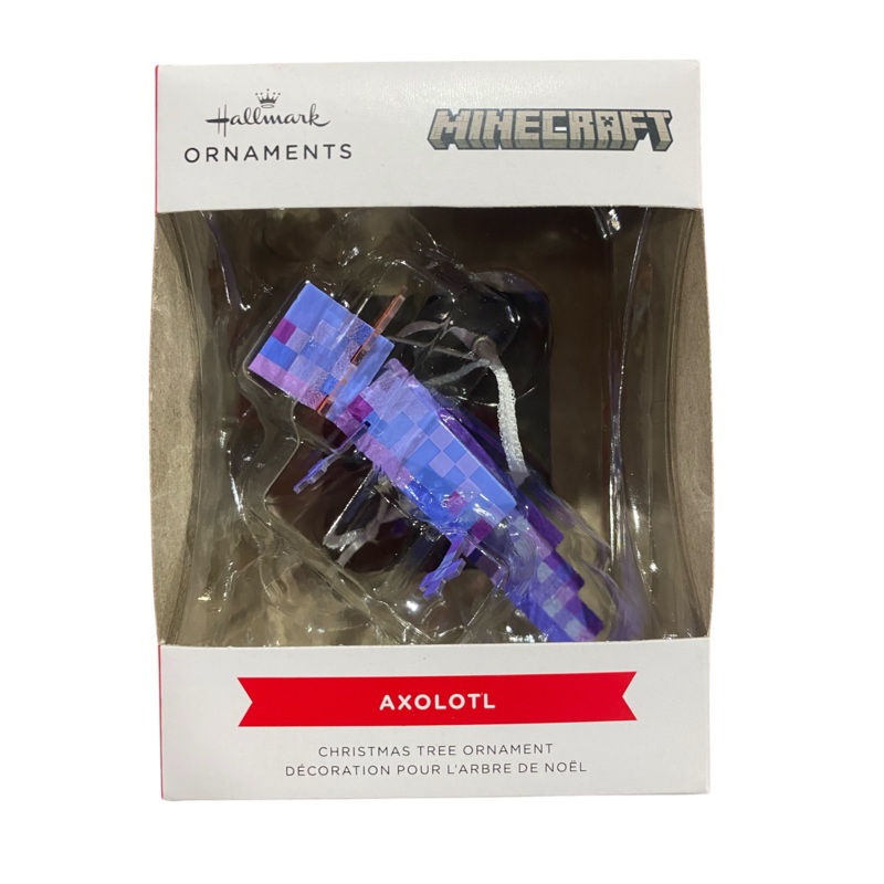 Hallmark, Minecraft, Axolotl, Ornament