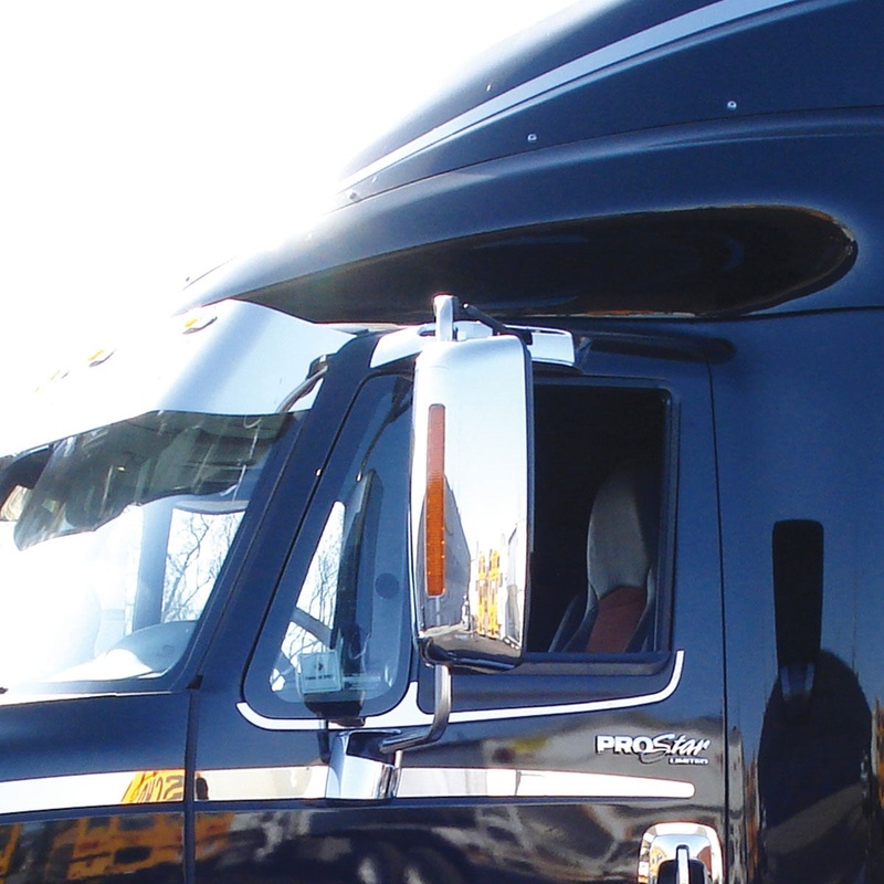 International LoneStar/ProStar stainless steel upper door / under window trim