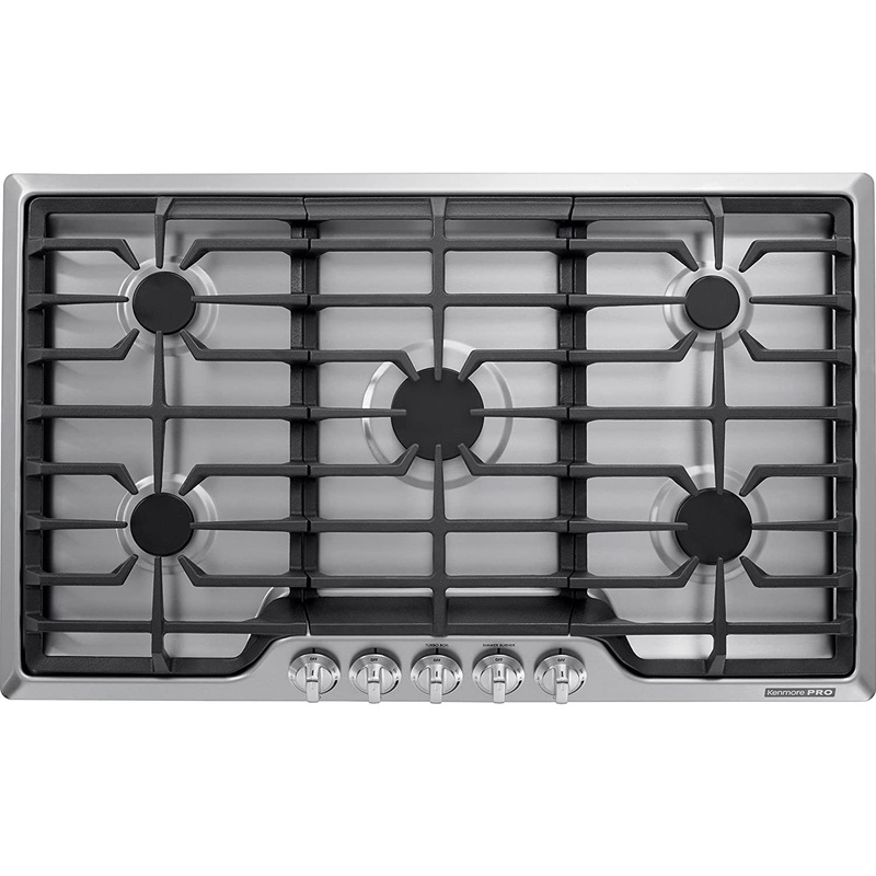 Kenmore PRO 34423 36 5 Burner Gas Cooktop in Stainless Steel – IN STORE PICKUP ONLY