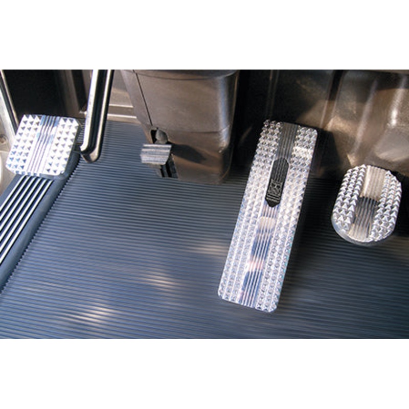 Kenworth W900/T660/T800 2007-2013 chrome diamond billet foot pedal set