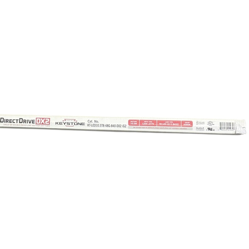 Keystone, KT-LED10.5T8-48G-840-DX2 /G2, Led Tube, 4000K