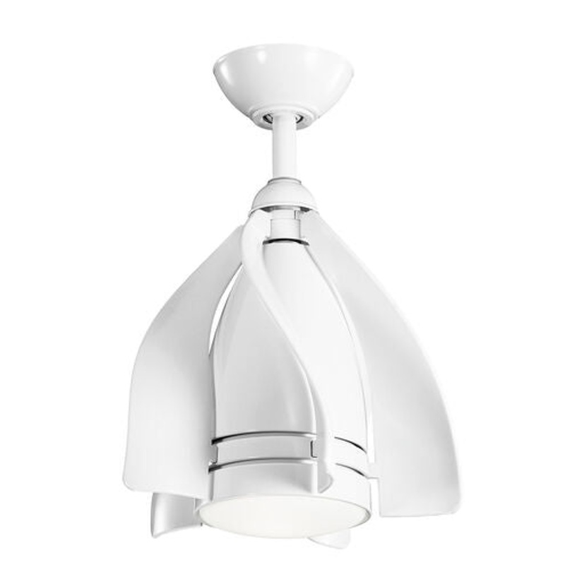 Kichler, 300230WH, Terna, 15 inch, White, Ceiling Fan