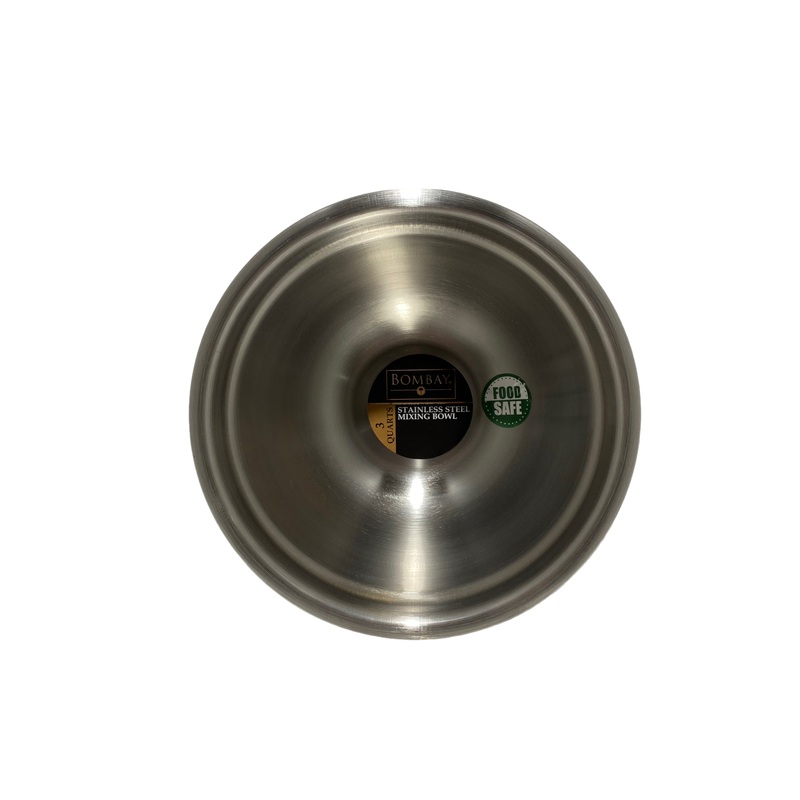 Mixing, Bowl, Stainless, Steel, 3 Quart