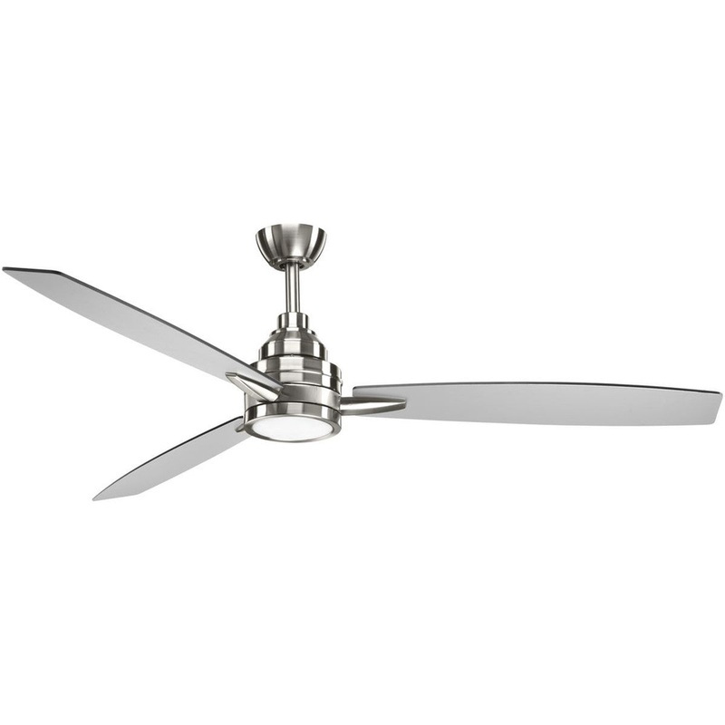 Progress, P2554-0930K, Gaze, Brushed Nickel, LED, 60, Ceiling Fan – New in Box