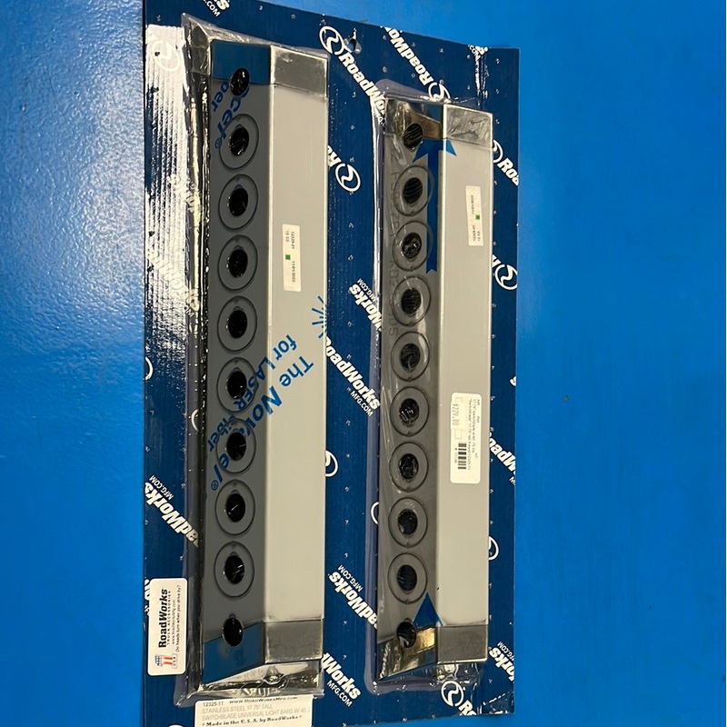 Switchblade 17.75 tall firewall light bars w/40 bullseye/button 3/4 light holes ONLY – PAIR