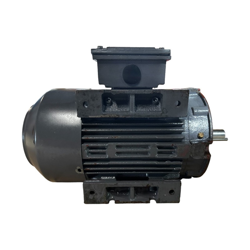 TECHTOP NEMA Premium Eff. Motor, GR3-CI-TF-145TC-4-B-D-1.5, 1.5 HP, 208-230/460V, 4P (1800 RPM), TEFC, C-Flange Mounted, Cast Iron, 145TC Frame,- USED No Box
