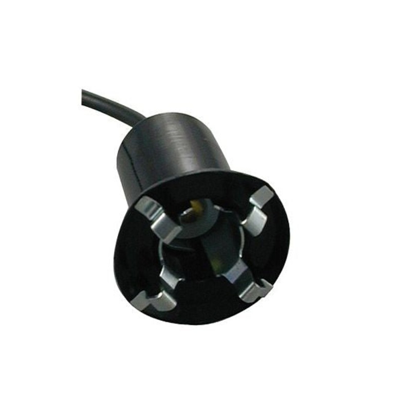 1-Wire universal miniature single contact instrument panel & license plate ‘snap-in’ light socket, 1 piece