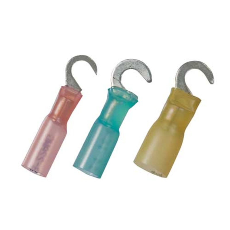 #10 Stud crimp seal heat shrink hook terminal – select a size