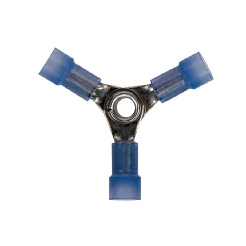 16-14 AWG 3-Way (X) Nylon Connector – 4 pieces