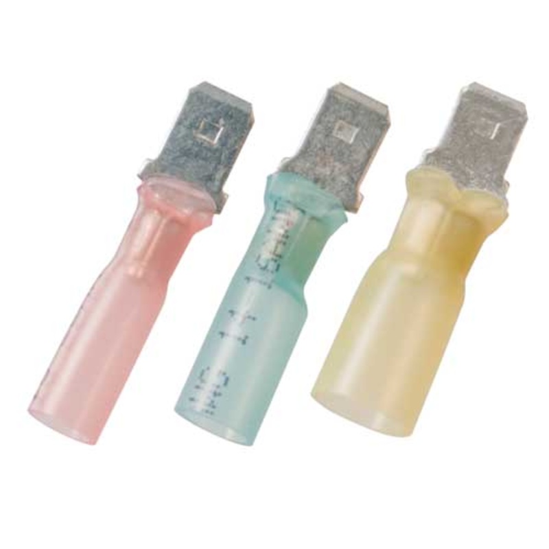 16-14 AWG heat shrink crimp & solder seal disconnect terminals – .250 Tab