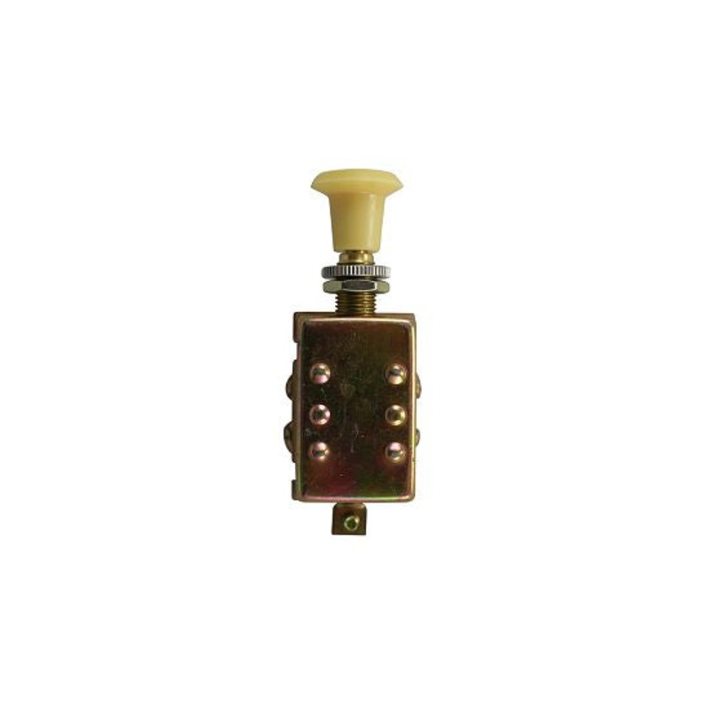 16 AMP @ 12 volt universal heavy duty off/on/on fused push-pull switch with 1/2 mounting stem – SINGLE