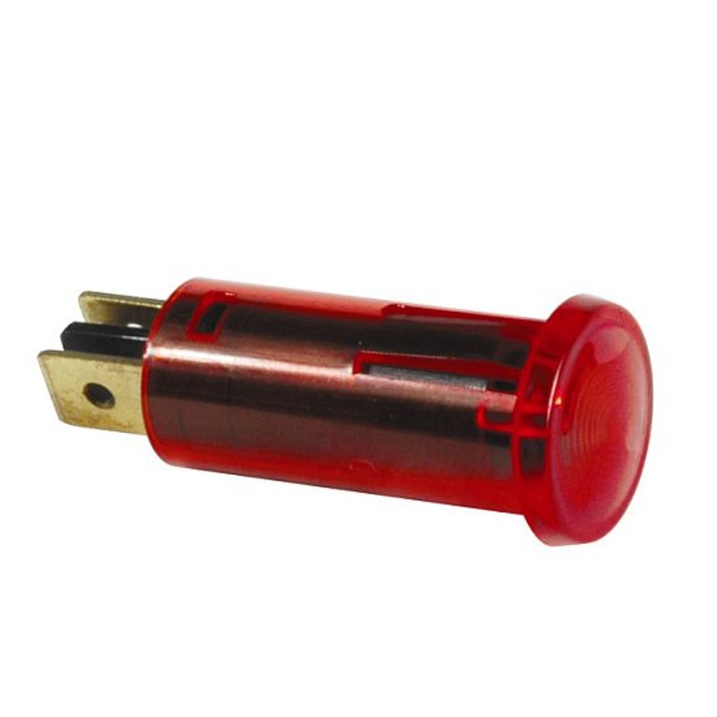 16 amp @ 12 volt warning light with two lucar terminals – SINGLE