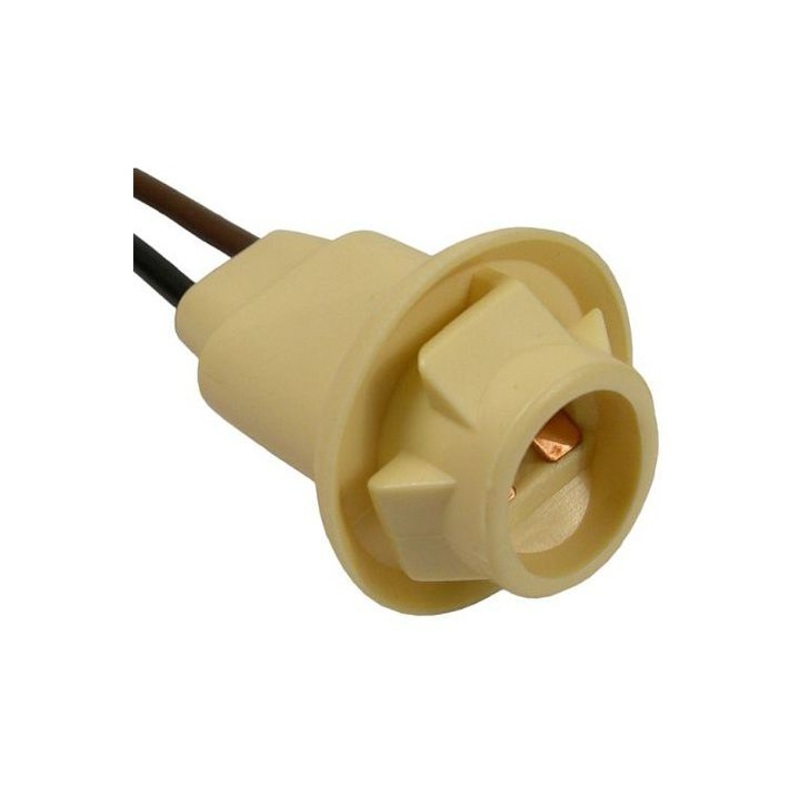 2-wire universal double contact side marker, corner & license plate light socket pigtail – SINGLE
