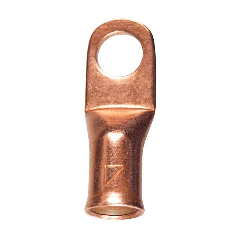 3/8 stud seamless tubular copper lug – 5 pieces