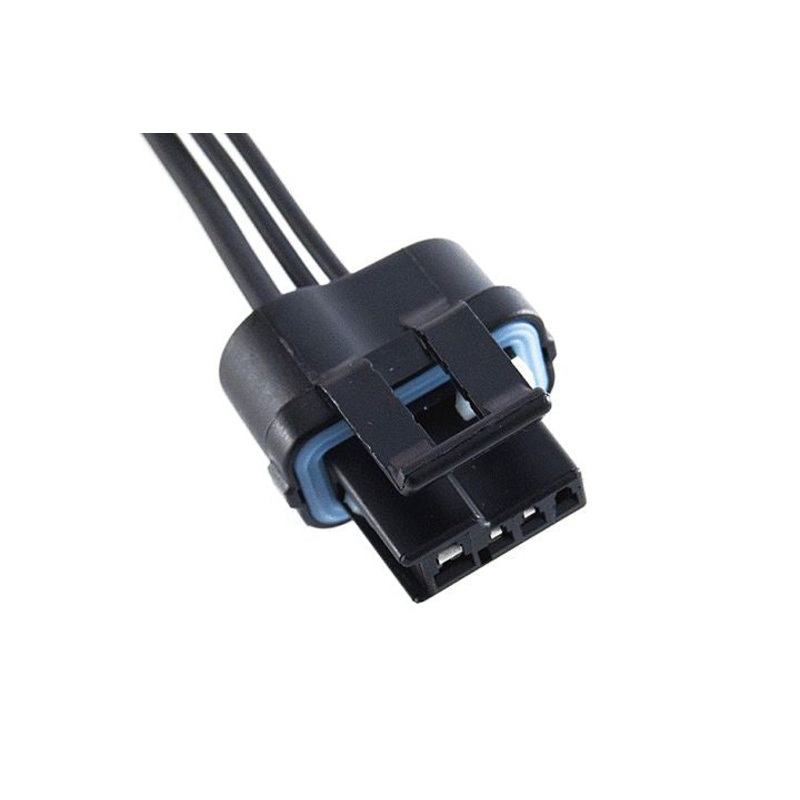 3-wire GM alternator connector pigtail for alternators w/ internal voltage regulator, 1986 – 1993, 1 piece