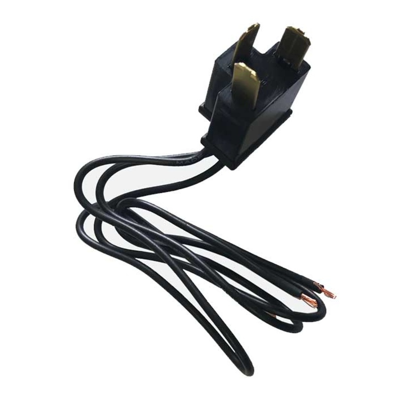 3-Wire universal 9003 & H4 halogen sealed beam MALE headlight connector, 1 piece
